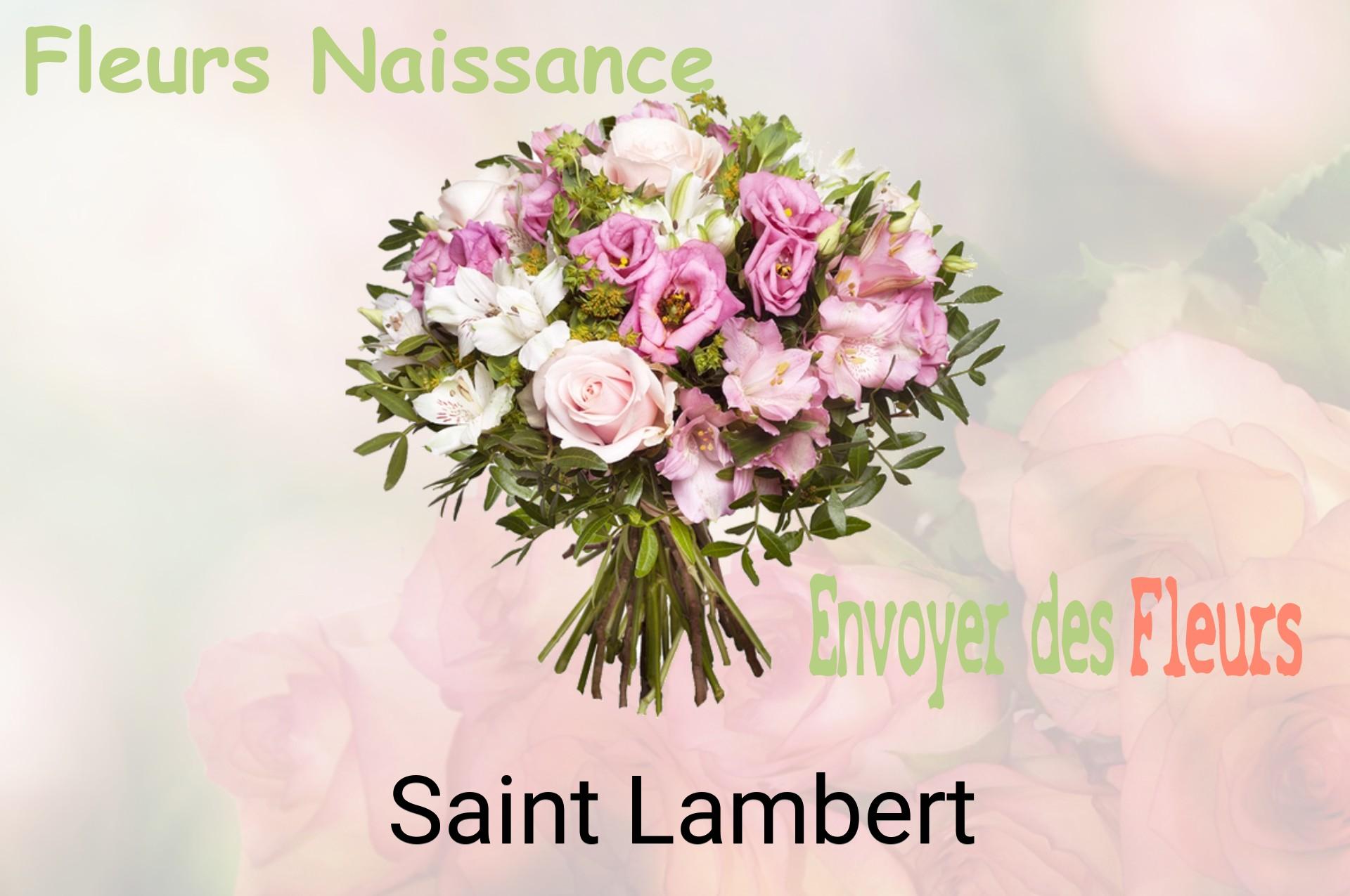 Bouquet de fleurs de naissance livré à Saint-Lambert